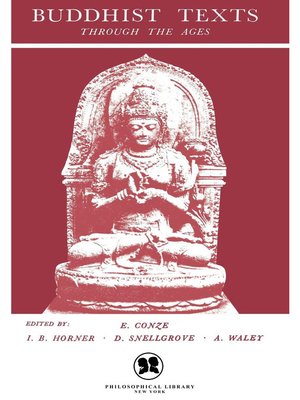 cover image of Buddhist Texts Through the Ages